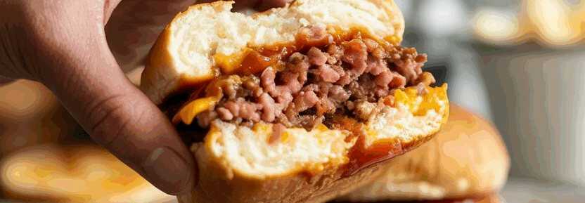 Mini-Burger aus Rinderhack im Airfryer