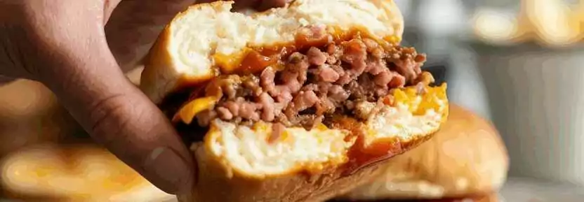 Mini-Burger aus Rinderhack im Airfryer
