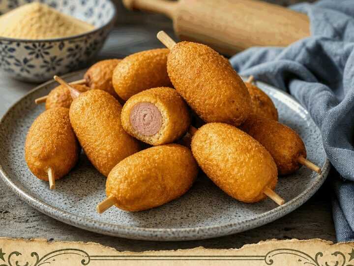 Mini-Corn-Dogs aus dem Airfryer – die ganze Familie ist begeistert