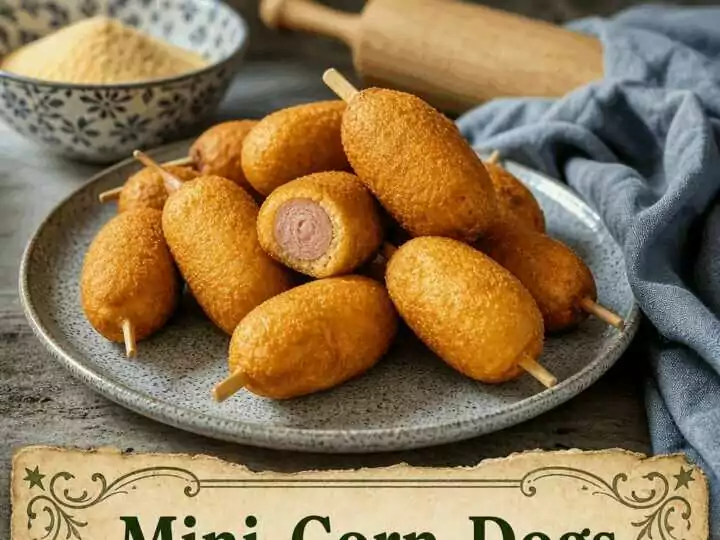 Mini-Corn-Dogs aus dem Airfryer – die ganze Familie ist begeistert