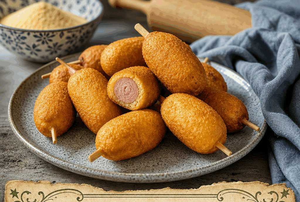 Mini-Corn-Dogs aus dem Airfryer – die ganze Familie ist begeistert