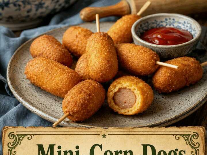 Mini-Corn-Dogs aus dem Airfryer – knuspriger geht’s nicht