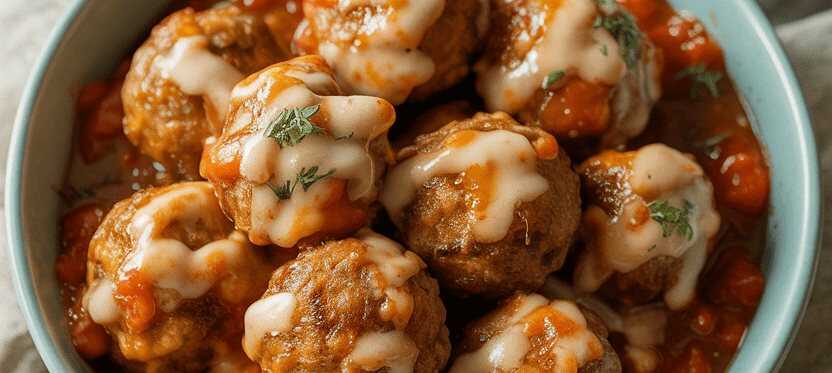 Mini-Fleischbällchen für Bowls aus dem Airfryer