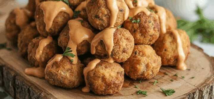 Mini-Frikadellen als Snack aus dem Airfryer