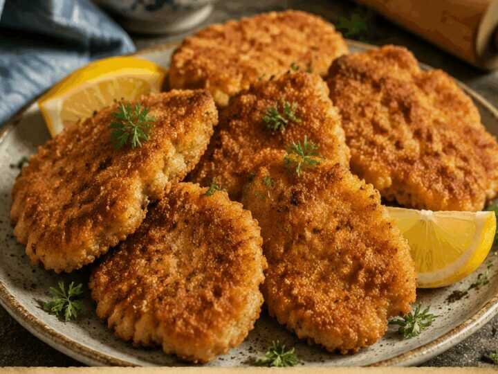 Mini-Schnitzel fürs Partybuffet aus dem Airfryer – Omas Küche im Schnelldurchlauf