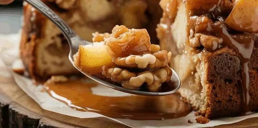 Nehmen Sie Äpfel & Walnüsse, 10 Minuten Zimt Apfelkuchen