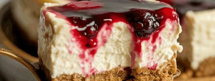 Nur 3 Minuten Zubereitung, Käsekuchen ohne Boden