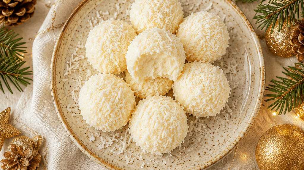 Nur 3 Zutaten: Himmlische Quark-Kokos-Kugeln ohne Backen für die Weihnachtszeit!