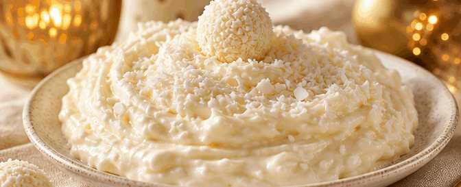 Nur 4 Zutaten: Himmlische Raffaello-Creme selber machen – so sieht es fertig aus