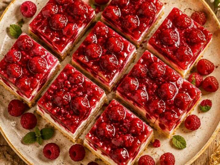 Nur 4 Zutaten: So einfach ist dieses Himbeerdessert!