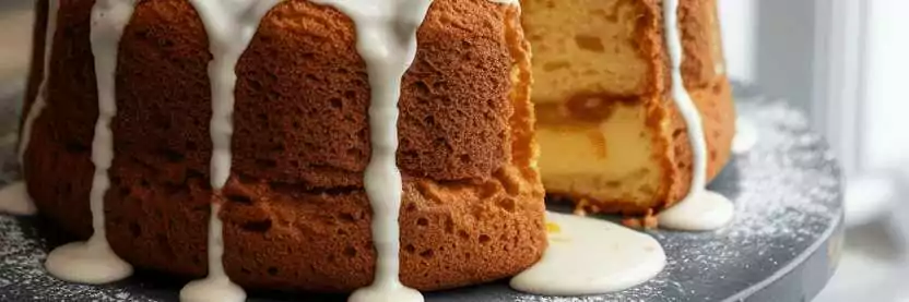 Nur Eier 150 g griechischer Joghurt und Mehl Ein einfacher und leckerer Kuchen! – so sieht es fertig aus