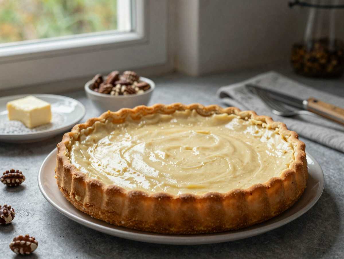 Nuss Käsekuchen mit 450g Frischkäse ohne Backen – während der Zubereitung