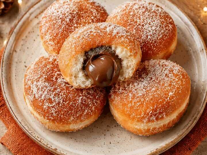 Nutella-gefüllte Donuts: Unwiderstehlicher Genuss!