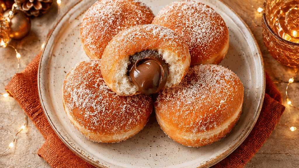 Nutella-gefüllte Donuts: Unwiderstehlicher Genuss!