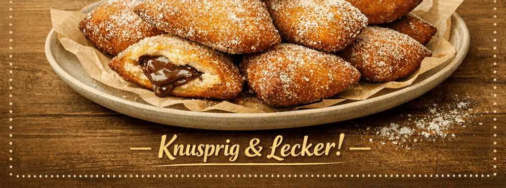 Nutella-Quarktaschen
