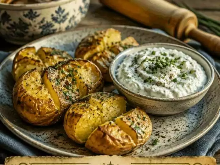 Ofenkartoffeln mit Kräuterquark aus dem Airfryer – Omas Küche im Schnelldurchlauf