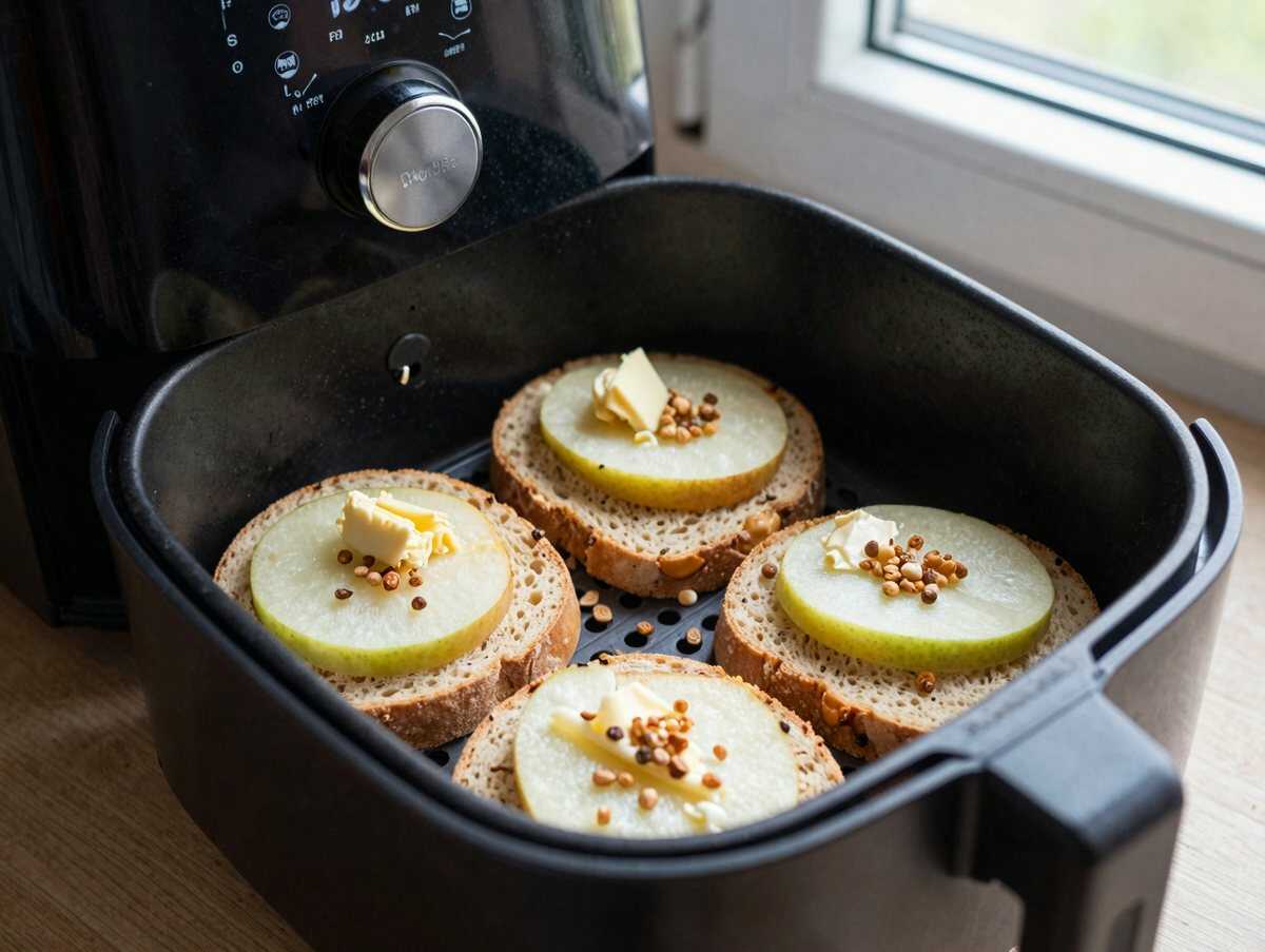 Ofenschlupfer schwäbische Art aus dem Airfryer – kalorienärmer als das Original – während der Zubereitung