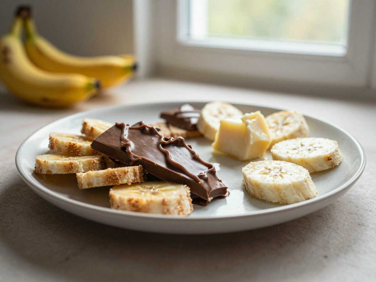 Ohne Backen: Perfekter Banoffee-Kuchen für Naschkatzen! – während der Zubereitung