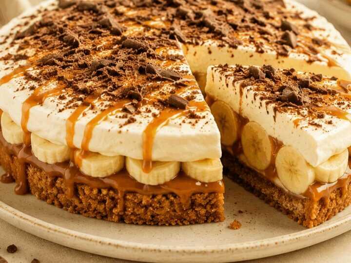 Ohne Backen: Perfekter Banoffee-Kuchen für Naschkatzen!