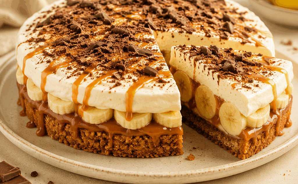 Ohne Backen: Perfekter Banoffee-Kuchen für Naschkatzen!