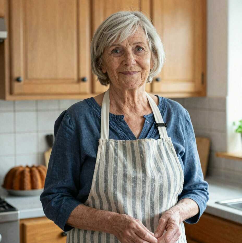 Oma Marlene in ihrer Küche
