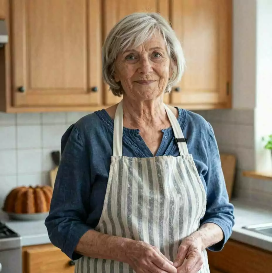 Oma Marlene, die Redaktionsfigur von Rezepte der Oma