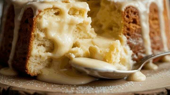 Omas 5 Minuten Vanillepudding Kuchen den jeder liebt!