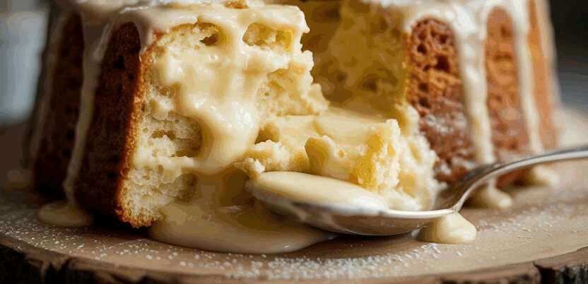 Omas 5 Minuten Vanillepudding Kuchen den jeder liebt!