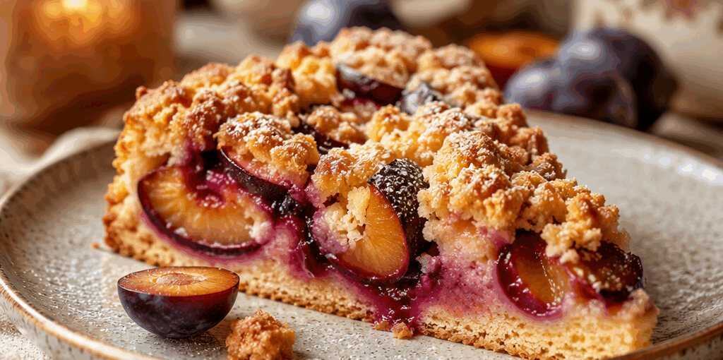 Omas Geheimrezept: Der köstlichste Pflaumenkuchen aller Zeiten! – so sieht es fertig aus