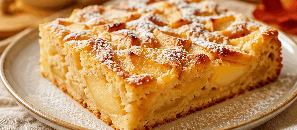 Omas Geheimrezept: Der unwiderstehliche Apfelkuchen vom Blech! – so sieht es fertig aus