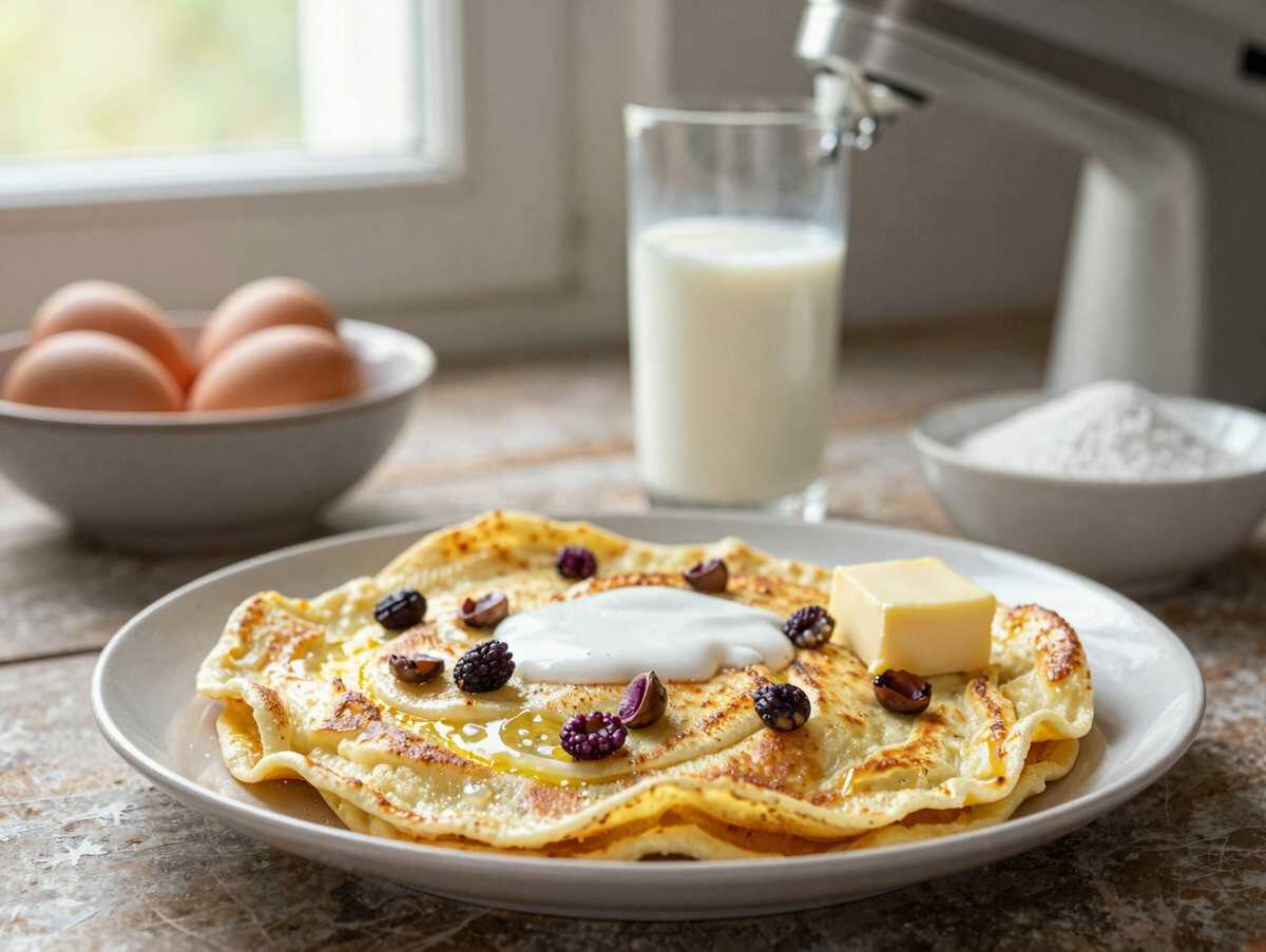 Omas Geheimrezept für den perfekten Kaiserschmarrn! – während der Zubereitung