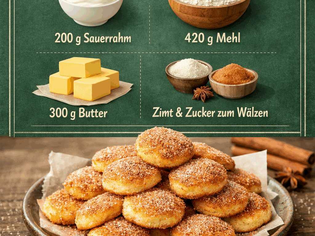 Rahmplätzchen mit nur 3 Zutaten entdecken