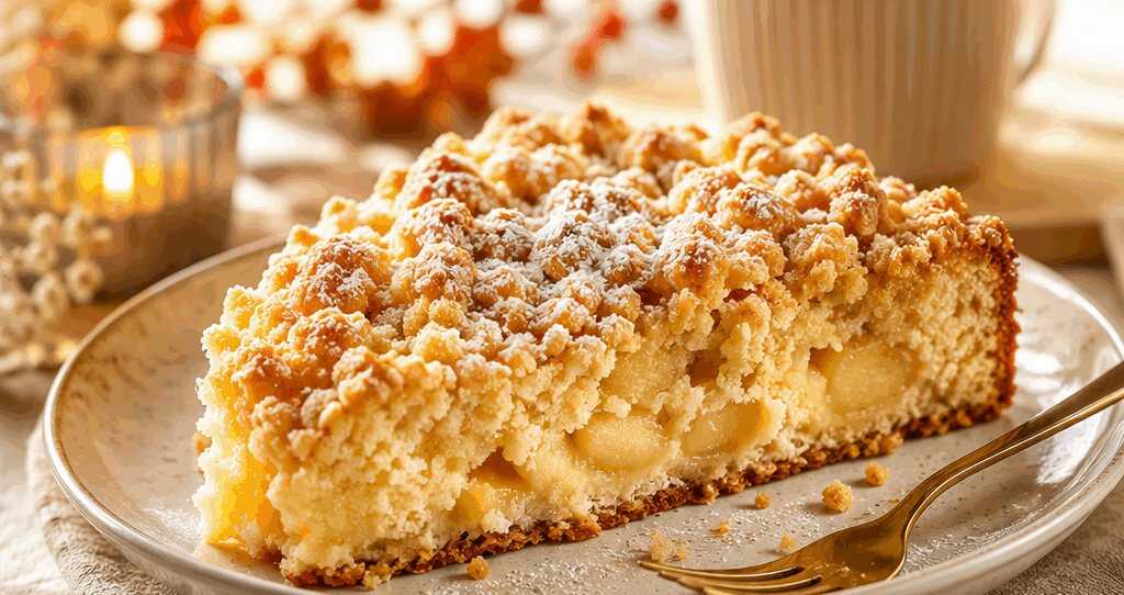 Omas Geheimrezept: Streuselkuchen, der alle begeistert! – so sieht es fertig aus