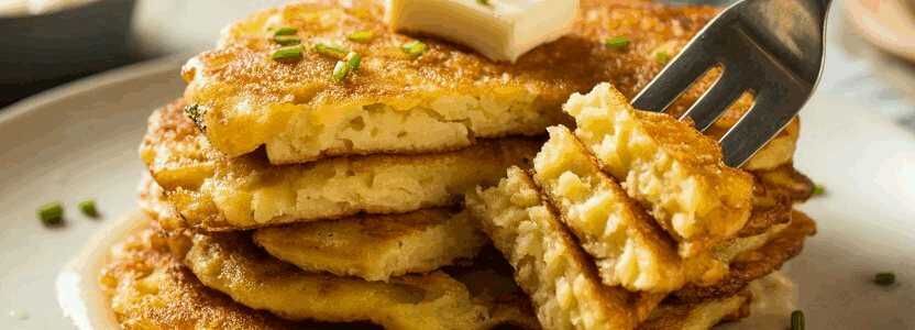 Omas Kartoffelpuffer backe ich 2x die Woche, superschnell zubereitet! – so sieht es fertig aus