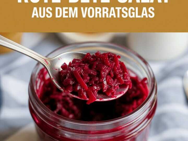 Omas Rote-Bete-Salat aus dem Vorratsglas