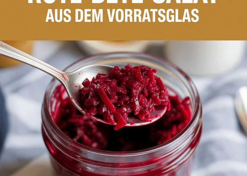 Omas Rote-Bete-Salat aus dem Vorratsglas