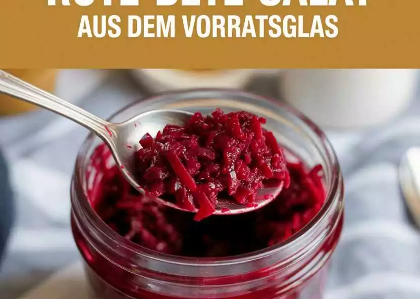 Omas Rote-Bete-Salat aus dem Vorratsglas