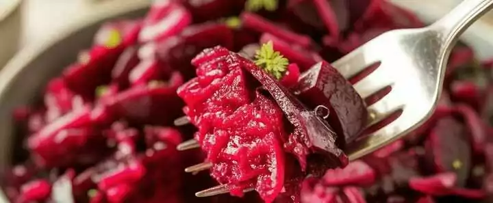 Omas Rote-Bete-Salat mit Zwiebeln und Essig