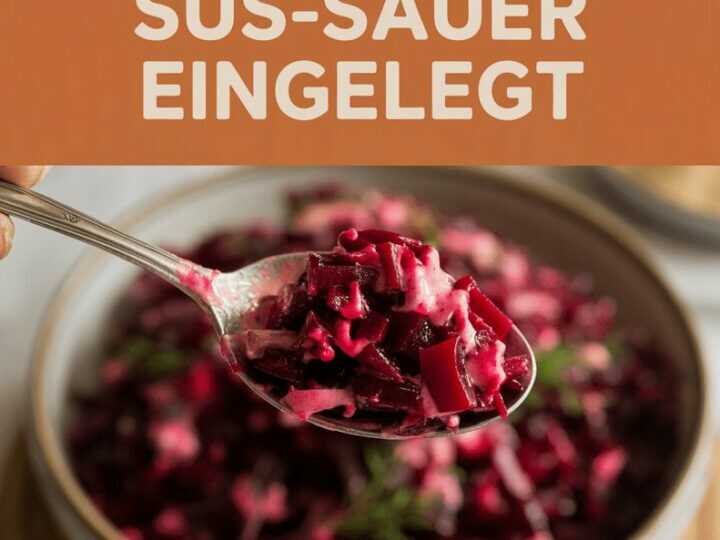 Omas Rübensalat süß-sauer eingelegt