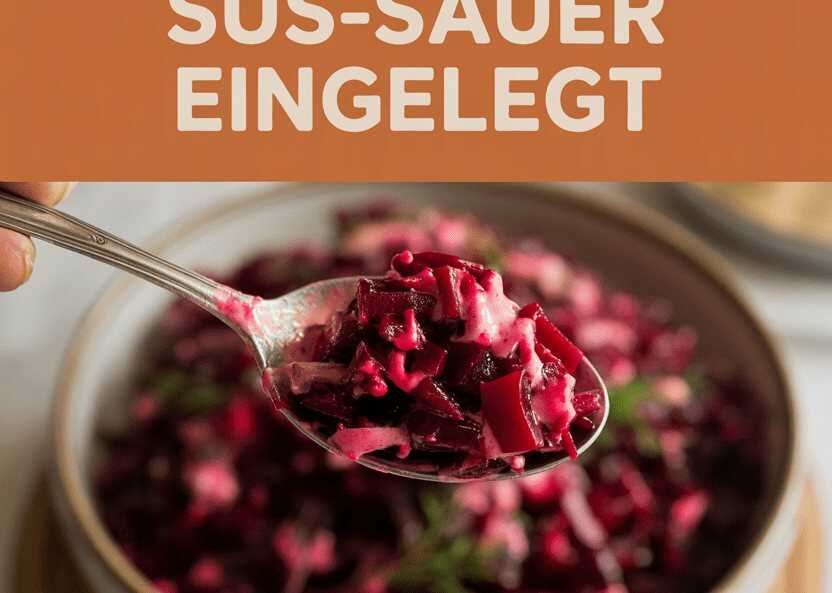 Omas Rübensalat süß-sauer eingelegt