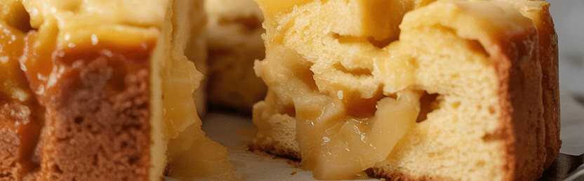 Omas schneller Apfelkuchen in 5 Minuten mit 700 g Äpfel – so sieht es fertig aus