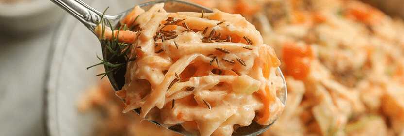 Omas Weißkrautsalat mit Kümmel – so sieht es fertig aus