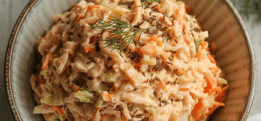 Omas Weißkrautsalat mit Kümmel