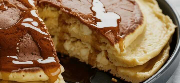 Omis Pfannkuchen ohne Mehl mit 250 g Quark superlecker!