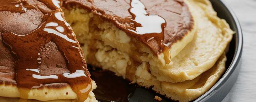 Omis Pfannkuchen ohne Mehl mit 250 g Quark superlecker!