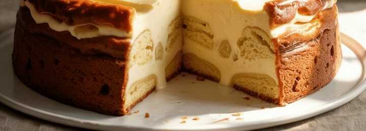 Omis Schmandkuchen mit 120 g Magerquark & Vanillepudding
