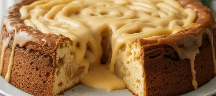 Omis Vanillepudding Kuchen mit 4 Päckchen Vanillepuddingpulver
