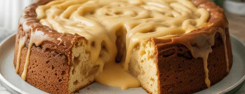 Omis Vanillepudding Kuchen mit 4 Päckchen Vanillepuddingpulver