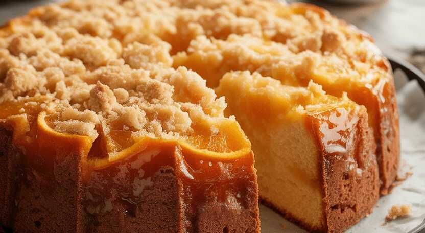 Orangen Schmandkuchen backe ich 2 x die Woche