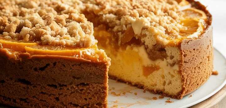 Orangen Schmandkuchen mit 200 g Kekskrümel der immer gelingt